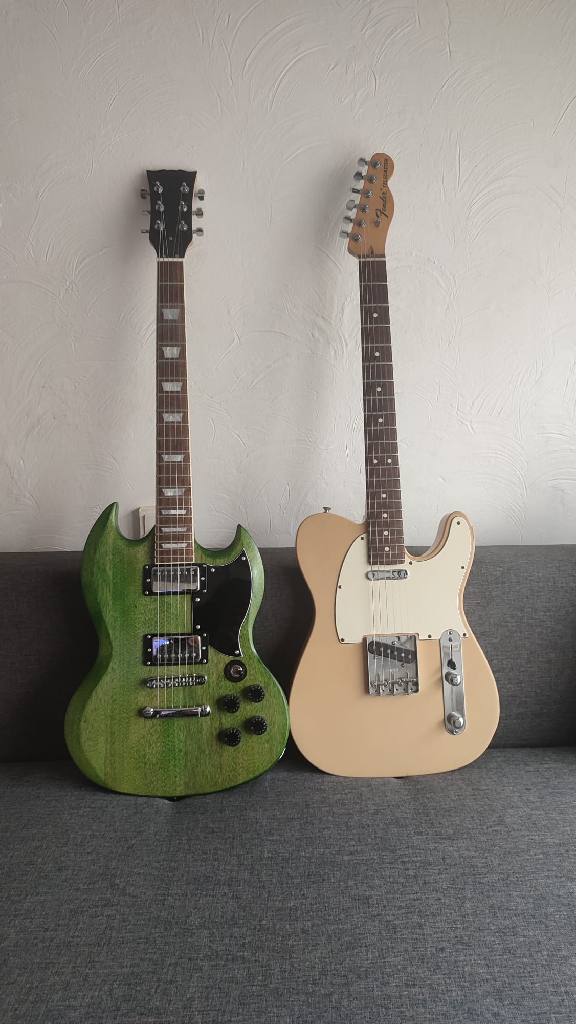 Résultat final de la guitare SG